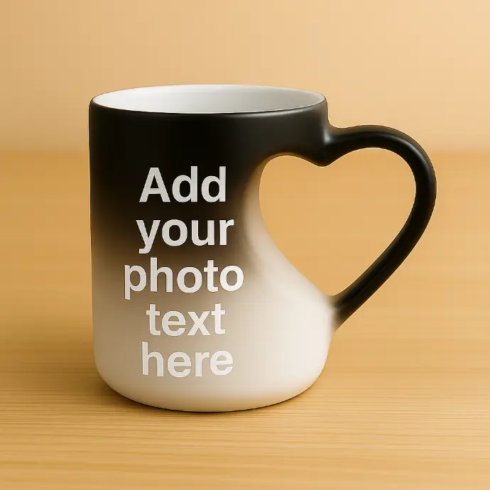 Heart Handle Magic Mug